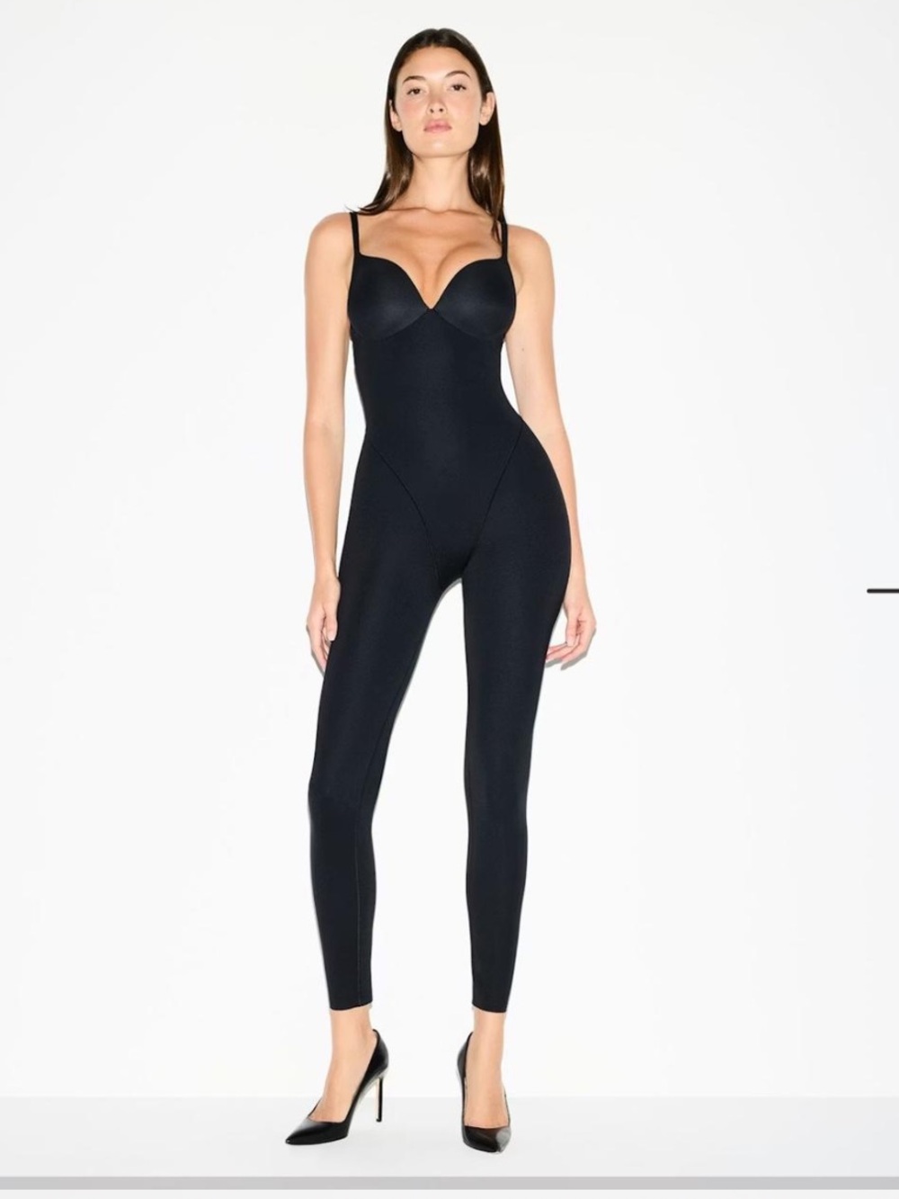 SKIMS Ultimate Body Butt & Hip Enhancing Plunge Catsuit Jumpsuit S NWT!!